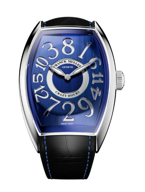 Buy Franck Muller Curvex CX Crazy Hours Colors Blue Dial Replica Watch for sale Cheap Price